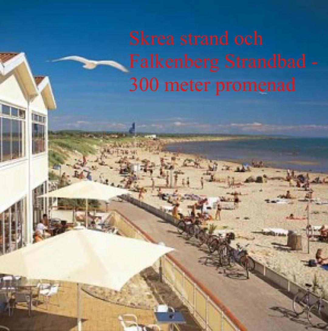 Apartamento 300 M Till Skrea Strand Och Naera Till Centrum Falkenberg Exterior foto